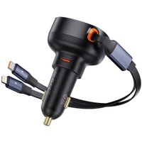 Автомобильное зарядное Baseus Enjoyment Pro 2-in-1 Car Charger C+L 60W C00057802111-00