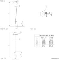 Торшер Eglo Aranzola 900135
