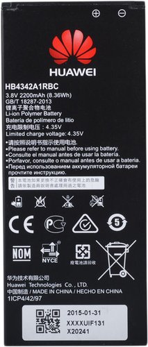 Аккумулятор для телефона Копия Huawei HB4342A1RBC
