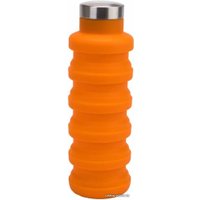 Бутылка для воды Bradex силиконовая складная с крышкой оранжевый