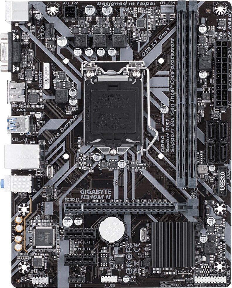 

Материнская плата Gigabyte H310M H (rev. 1.1)