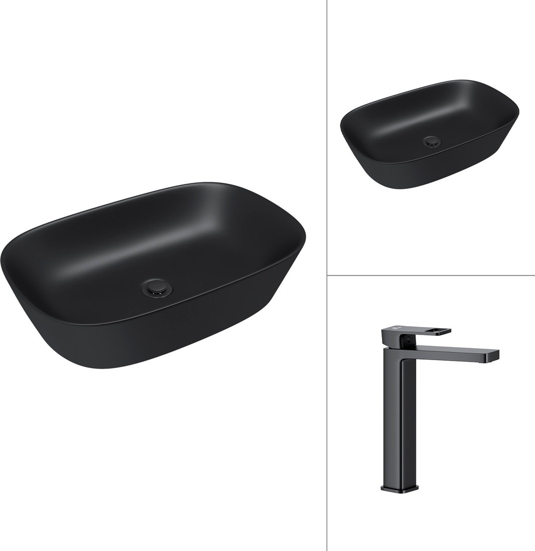 

Умывальник Lauter 21393-60-A + Cascade 21СК0655BS