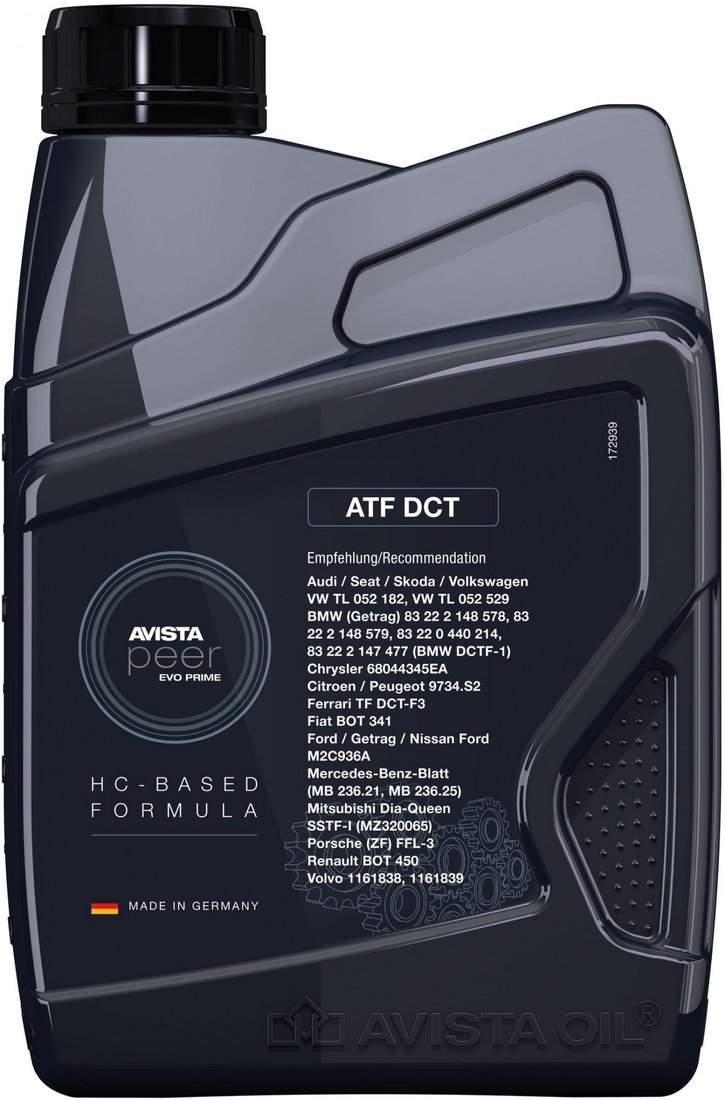 

Трансмиссионное масло Avista Peer Evo Prime ATF DCT 1л