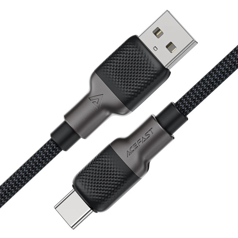 

Кабель AceFast C10-04 USB Type-A - USB Type-C (1.2 м, черный)