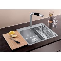 Кухонная мойка Blanco Andano 500-IF/A 525245 (с клапаном-автоматом, сатин)