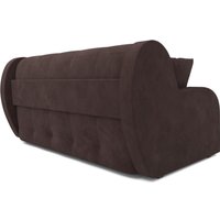 Диван Мебель-АРС Аккордеон Барон НПБ 180x200 (велюр молочный шоколад НВ-178/13)