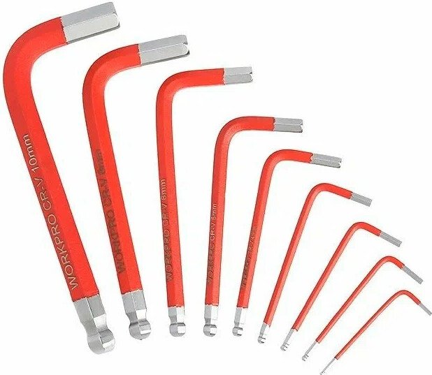 

Набор ключей Workpro WP222016 (9 предметов)