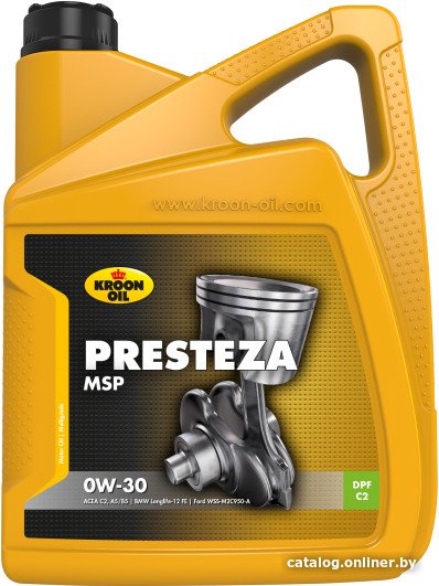 Моторное масло Kroon Oil Presteza MSP 0W-30 5л