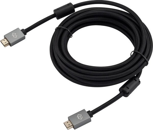 Кабель Digma D-HDMI-2FF-V2.0-5M (5 м, черный)
