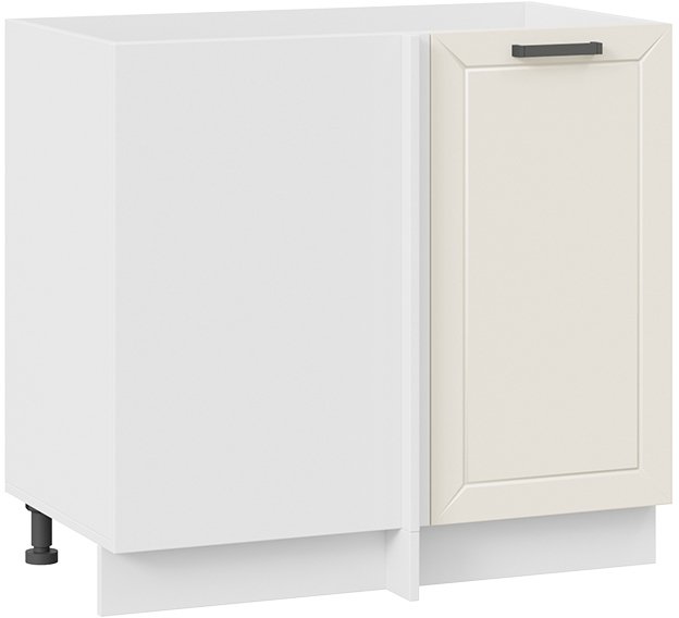 

Шкаф напольный Трия Лорас 1Н9У (белый/холст брюле)