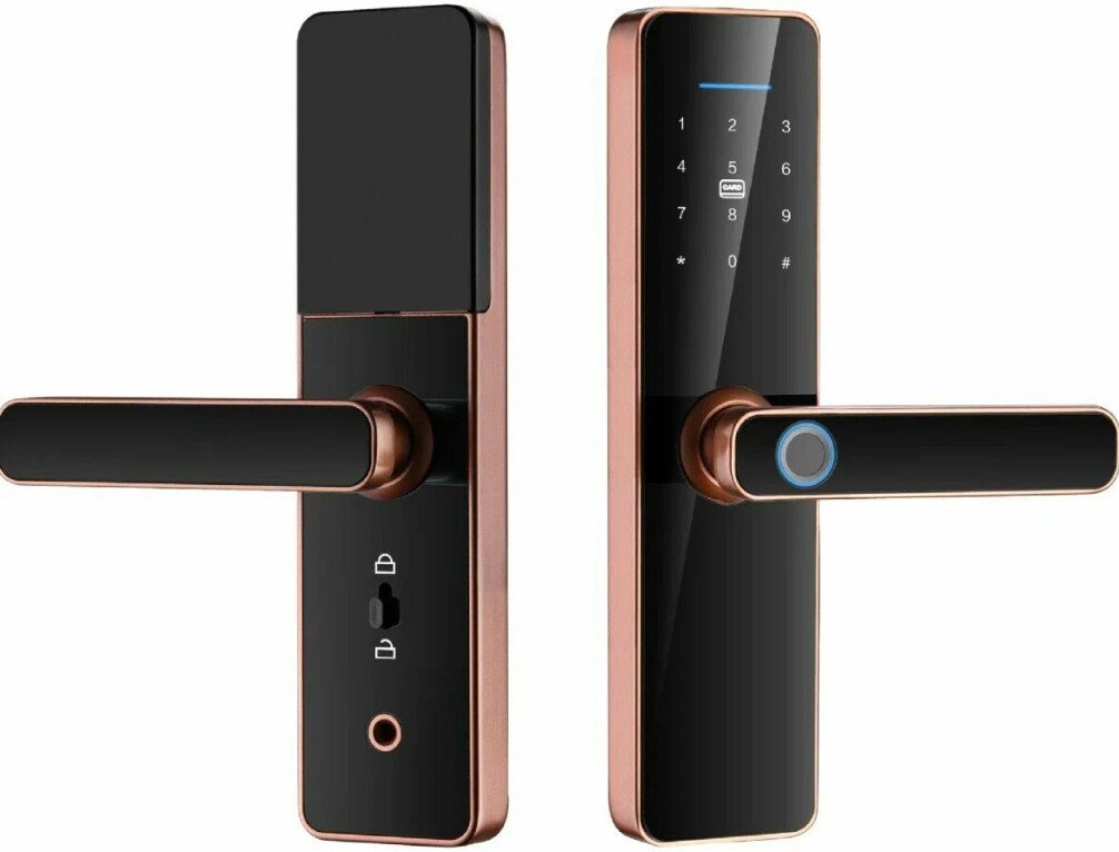 

Дверной замок Roome Tuya Digital Fingerprint Lock X6 (бронзовый)