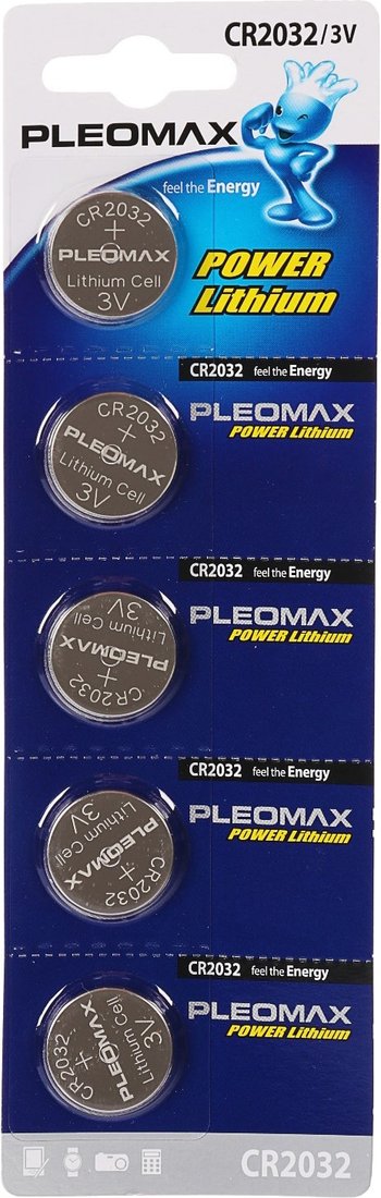 

Батарейка Pleomax Power CR2032 5 шт.