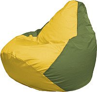 

Кресло-мешок Flagman Груша Мега XXXL Г3.1-259 (желтый/оливковый)