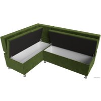 Угловой диван Лига диванов Стайл левый 114520L (микровельвет зеленый)