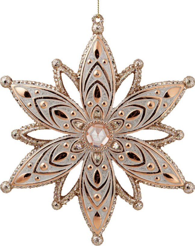 

Елочная игрушка Erich Krause Decor Снежинка королевская 47769