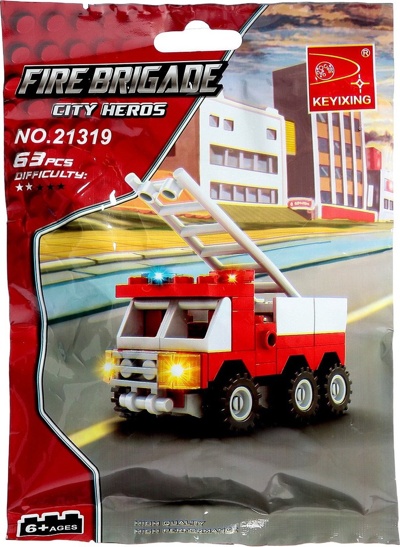 

Конструктор Keyixing Пожарная машина 21319 3548636