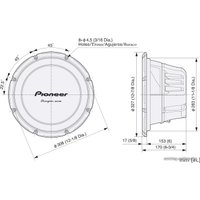 Головка сабвуфера Pioneer TS-W310D4