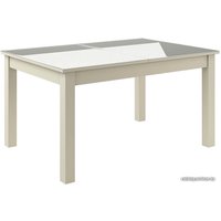 Кухонный стол Васанти плюс ВС-01 140/180x80 (бежевый глянец)