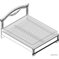 Кровать Шатура Лючия светлая 180x200 ARD-01.T8L