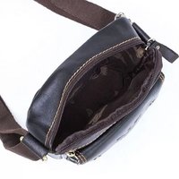 Мужская сумка Poshete 196-9024-DBW (коричневый)