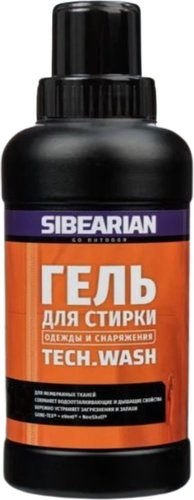 Гель для стирки Sibearian Tech Wash 250 мл (мембранные ткани)