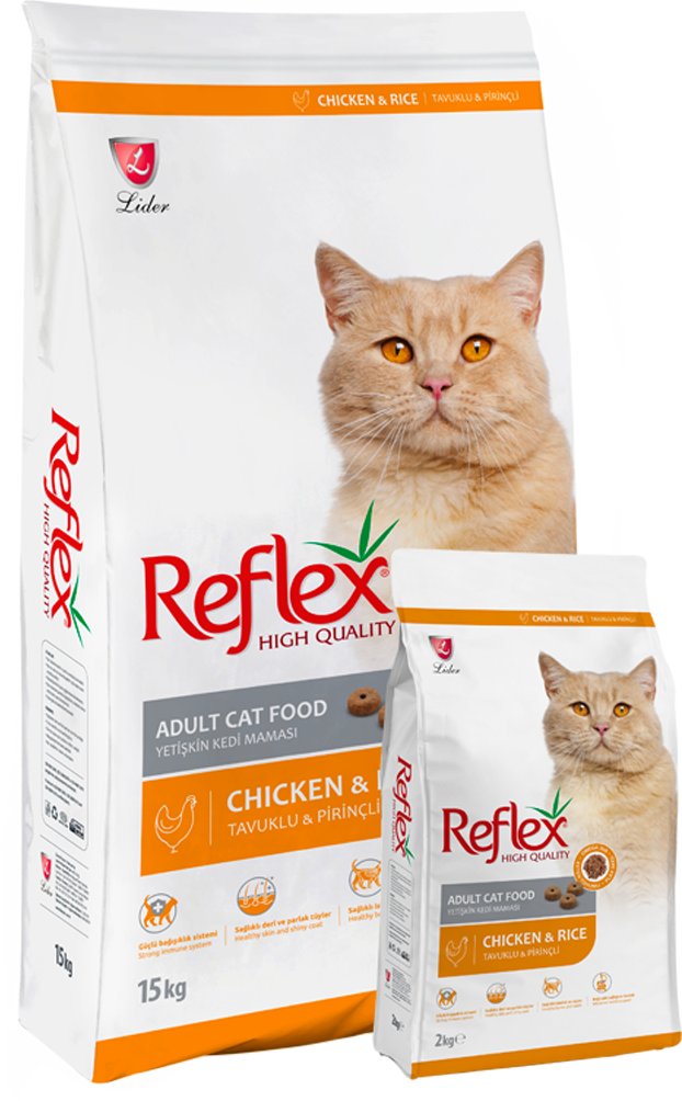

Сухой корм для кошек Reflex Adult Cat Food with Chicken 15 кг