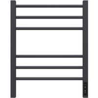 Полотенцесушитель Granula Квадро Сплит 50х60 (терморегулятор с таймером черный матовый)