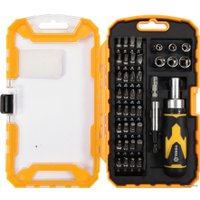 Набор трещотка с головками и битами Vorel 64385