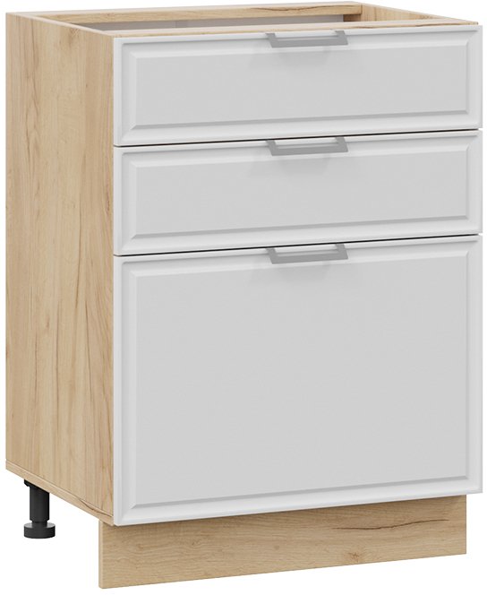 

Шкаф напольный Трия Белладжио 1Н6Я3 (дуб крафт золотой/фон белый)