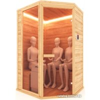 Инфракрасная сауна Шингарёв и Ко Угловая 3-местная (финская)