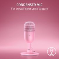 Проводной микрофон Razer Seiren V3 Mini Quartz Pink