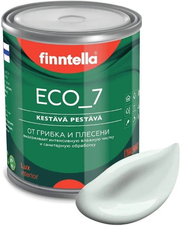 

Краска Finntella Eco 7 Hopea F-09-2-1-FL067 0.9 л (светло-серый)