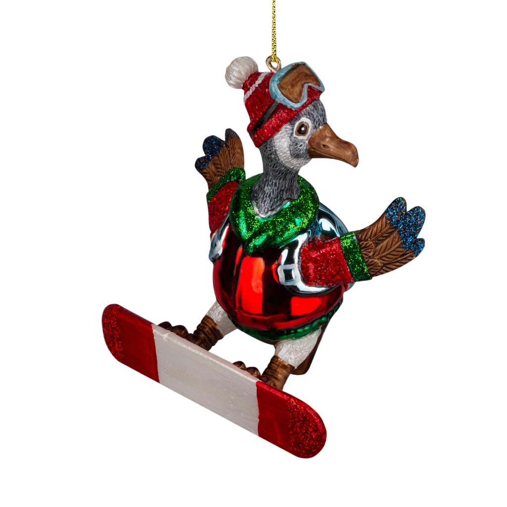 

Елочная игрушка Erich Krause Decor. Птица на сноуборде 64403