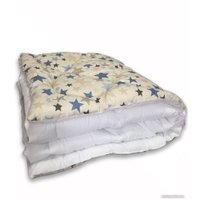 Одеяло Angellini Дуэт 8с020дб (200x205, звездный/белый)