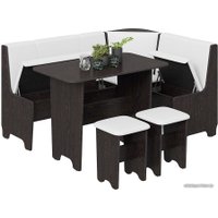 Обеденная группа Трия Техас исп. 1 (венге/экокожа белый)