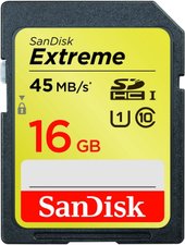 SanDisk Extreme SDHC UHS-I (Class 10) 16GB (SDSDX-016G-X46)