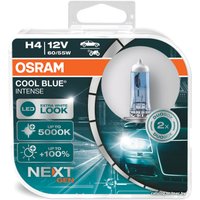 Галогенная лампа Osram Cool Blue Intense Next Gen H4 64193CBN-HCB (пластиковый бокс, 2 шт)