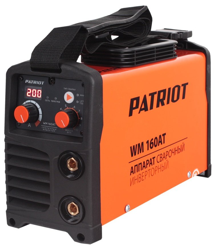 

Сварочный инвертор Patriot WM 160AT MMA [605 30 2616]