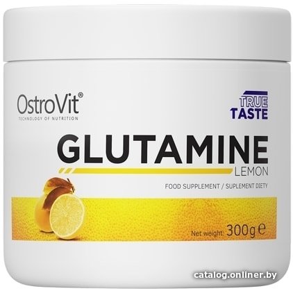 L-глютамин OstroVit Glutamine (лимон, 300 г)
