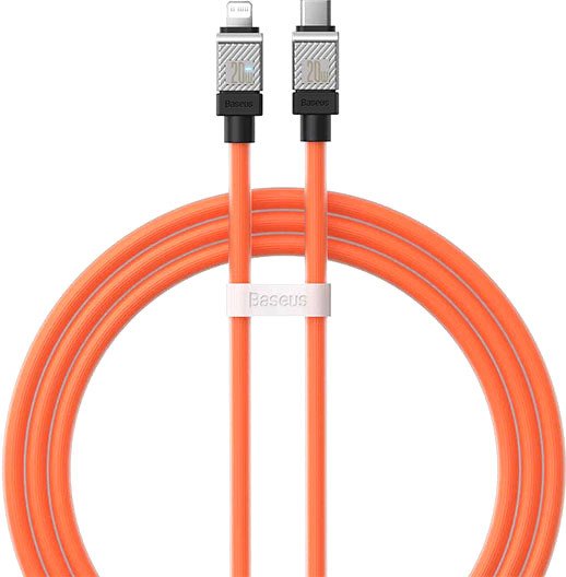 

Кабель Baseus CoolPlay Series Fast Charging Cable 20W USB Type-C - Lightning (1 м, оранжевый)