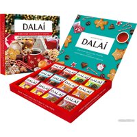 Черный чай DALAI Новогодняя коллекция 7 вкусов 60 шт