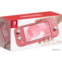 Игровая приставка Nintendo Switch Lite (коралловый)