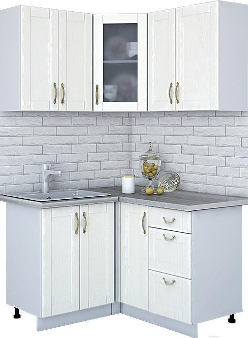 

Готовая кухня Интерлиния Мила Крафт 1.2x1.3 (дуб полярный)