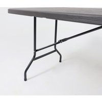 Стол AksHome Складной 180х76х74 (темно-серый)