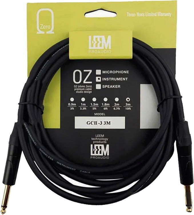 

Гитарный кабель Leem GCI-3 (3м)