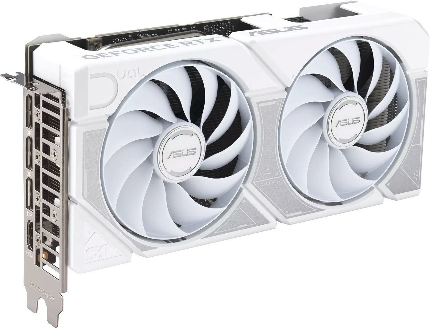 

Видеокарта ASUS Dual GeForce RTX 5060 Ti 16GB GDDR7 White OC Edition DUAL-RTX5060TI-O16G-WHITE
