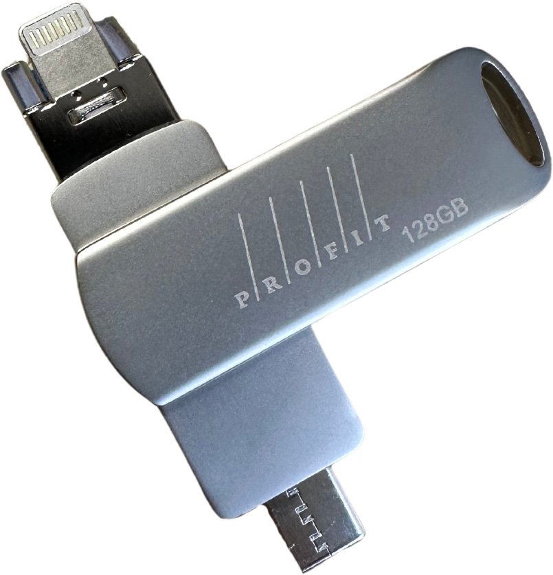 

USB Flash Profit PD333 128GB (се­реб­ри­стый)