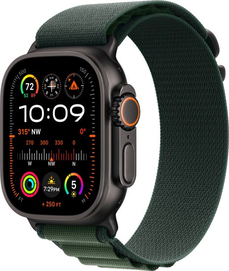 Apple Watch Ultra 2 LTE 49 мм (, czarny/ciemnozielony,)