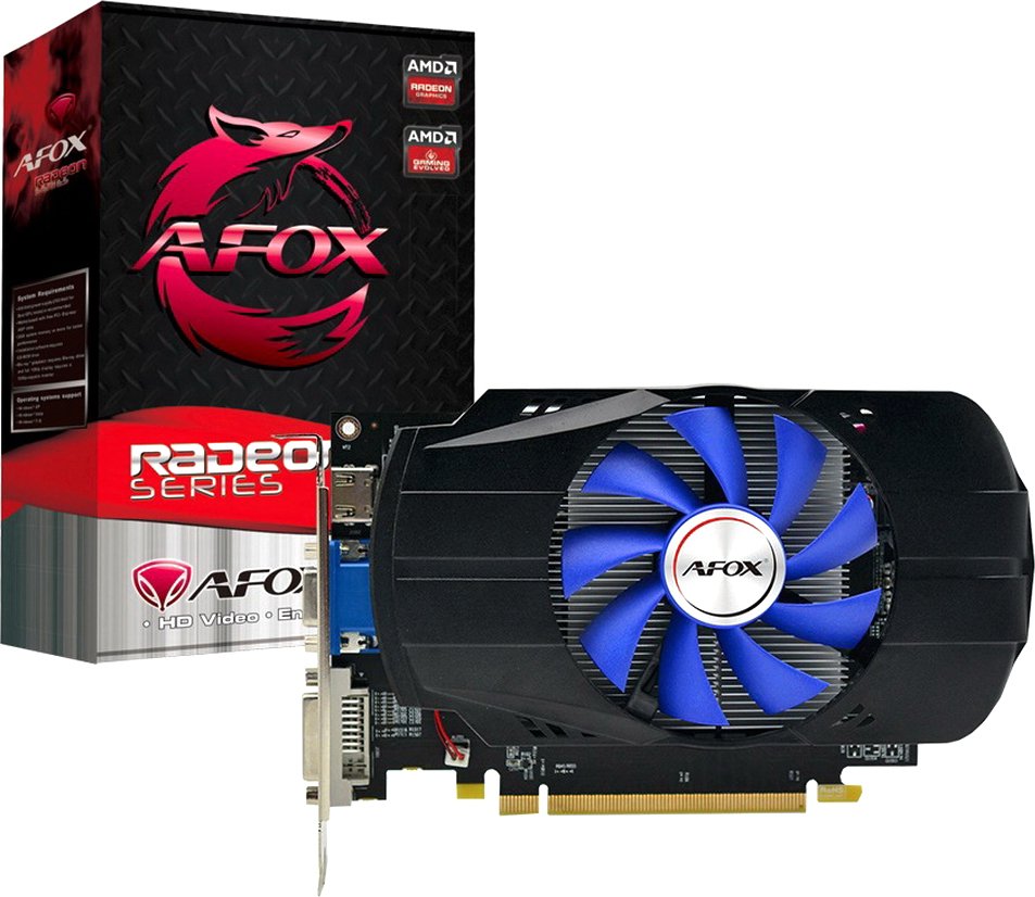 

Видеокарта AFOX Radeon R7 350 2GB GDDR5 AFR7350-2048D5H4-V3