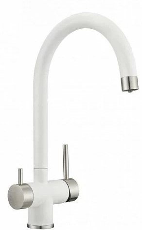 

Смеситель Milacio Ultra 554 MCU.554.WH (белый/хром)
